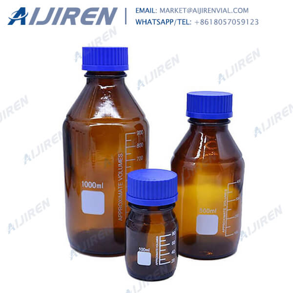Iso9001 45mm screw thread size reagent bottle 500ml Aijiren